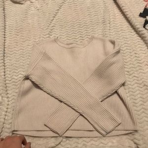 women’s white sweater
